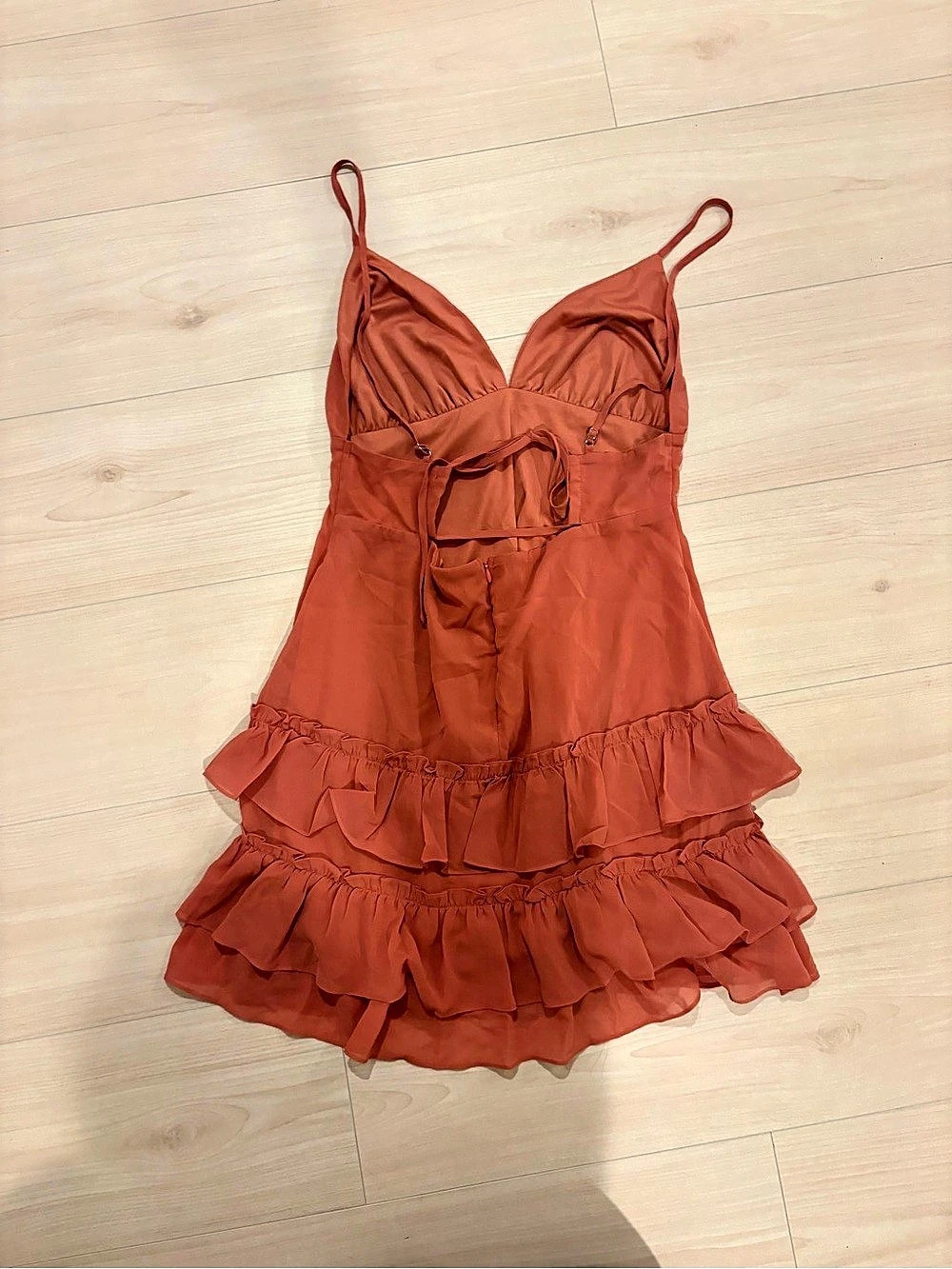 Lulus Ruffle Mini Dress - Picture 2 of 3